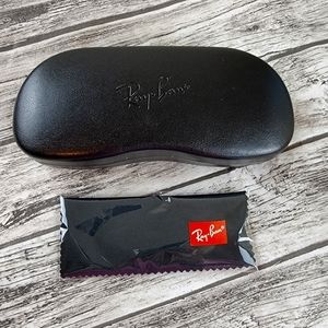 New Ray-ban Sunglass case with cleaning cloth